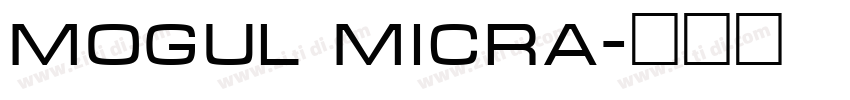 Mogul Micra字体转换